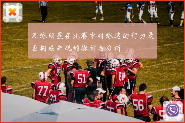 足球明星在比赛中对球迷的行为是否构成犯规的探讨与分析
